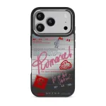 Library Card - iPhone 17 Pro Case, Elite Mirror Dark (MagSafe) / Silver