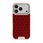 Red Velvet - iPhone 17 Pro Case, Elite Light (MagSafe) / Silver