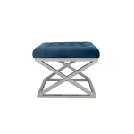 Pouf, Hanah Home, Capraz, tumesinine H&otilde;bedane, 50 x 42 x 40