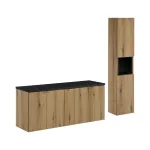Vannitoam&ouml;&ouml;bli komplekt Nova Oak, 140 cm