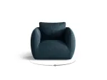 Armchair, "Nimes", 1 Seat, 95.5x87x80 Made in Europe
