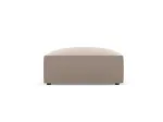Leather Imitation Pouf, "Siena", 1 Seat, 93x93x40 Made in Europe