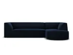 Velvet Modular Right Corner Sofa, "Siena", 4 Seats, 273x180x69 Made in Europe