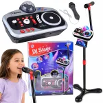 JOKOMISIADA DJ Stage laste DJ-konsool mikrofoni ja Bluetoothiga