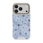 Ice Queen - Snowflakes iPhone 17 Pro Case, Elite Light (MagSafe) / Gold