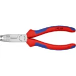 KNIPEX stripping pliers 13 42 165, stripping pliers (red/blue, length