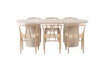 Narvik Dining Table 100x200cm + Alfons Dining Chair