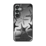 Midnight Ocean - Samsung Galaxy S25 Plus Case, Elite Mirror Dark (Magnetic) / Silver