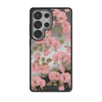 Desert Rose - Samsung Galaxy S25 Ultra Case, Elite Mirror Dark (Magnetic) / Silver