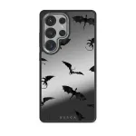 Draco - Samsung Galaxy S25 Ultra Case, Elite Mirror Dark (Magnetic) / Silver