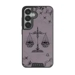 Libra - Samsung Galaxy S25 Plus Case, Elite Dark (Magnetic) / Silver / Purple