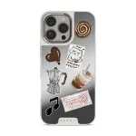 Oat Milk Please - iPhone 16 Pro Max Case, Elite Mirror Light (MagSafe) / Silver