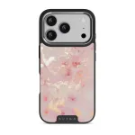 Golden Coral - Pink iPhone 17 Pro Case, Elite Dark (MagSafe) / Silver