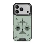 Libra - iPhone 17 Pro Case, Elite Dark (MagSafe) / Silver / Turquoise