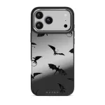 Draco - iPhone 17 Pro Max Case, Elite Mirror Dark (MagSafe) / Silver