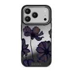 Velvet Night - iPhone 17 Pro Case, Elite Mirror Dark (MagSafe) / Silver