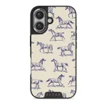 Derby Race - iPhone 16 Plus Case, Elite Dark (MagSafe) / Silver