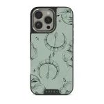 Sagittarius - iPhone 16 Pro Case, Elite Dark (MagSafe) / Silver / Turquoise