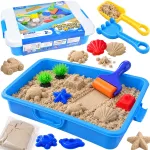 Sandbox 2 in 1 Dynamic sand, molds and box 18 pieces ZA6293