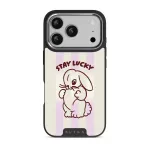 Stay Lucky - iPhone 17 Pro Case, Elite Dark (MagSafe) / Silver