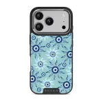 Blue Gaze - iPhone 17 Pro Case, Elite Dark (MagSafe) / Silver