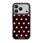Berry Bliss - iPhone 17 Pro Case, Elite Dark (MagSafe) / Silver