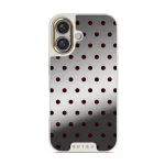 Red Velvet - iPhone 16 Case, Elite Mirror Light (MagSafe) / Gold