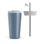 Fine Line - Travel Mug, 500 ml / Flap & Straw Set