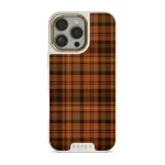 Autumn Plaid - iPhone 16 Pro Max Case, Elite Light (MagSafe) / Gold