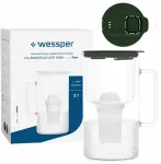 &bdquo;Wessper&ldquo; filtreerimiskann &bdquo;Wessper D4 BOROSILICATE MINI futureflow&trade; Aquaclassic&ldquo; (WES209-FF-GE)