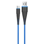 Devia Fish 1. seeria kaabel Micro USB jaoks (5V 2,4A, 1,5M) sinine