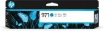 HP 971 originaal tindikassett Cyan