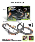 TRACK MASTER Race Track with Backlight + Accessories 615cm