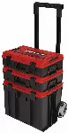EINHELL E-Case Tower tool box set, with wheels, 3 pcs.