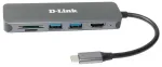 "D-Link DUB-2327 6-in-1 USB-C Hub koos HDMI-ga"