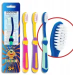 Wellbee WELLBEE laste hambahari KIDS (3+) &bdquo;Soft&ldquo; &ndash; erinevates v&auml;rvides komplekt, 1 tk.