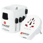Skross PRO &ndash; World & USB, valge