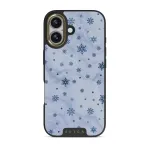 Ice Queen - Snowflakes iPhone 17 Case, Elite Dark (MagSafe) / Gold