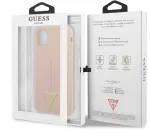 "Silicone Line Triangle Case iPhone 11" Pink