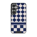 Check & Mate - Samsung Galaxy S25 Case, Elite Dark (Magnetic) / Silver