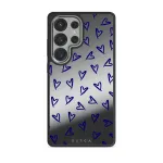 Love Me Right - Samsung Galaxy S25 Ultra Case, Elite Mirror Dark (Magnetic) / Silver