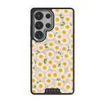 Pure Bliss - Daisy Samsung Galaxy S25 Ultra Case, Elite Dark (Magnetic) / Silver