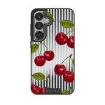 Sweet Moment - Samsung Galaxy S25 Plus Case, Elite Mirror Dark (Magnetic) / Silver