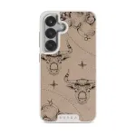 Taurus - Samsung Galaxy S25 Plus Case, Elite Light (Magnetic) / Silver / Beige