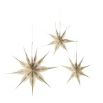 Bloomingville Star Ilo, valge, 3 tk., 82069514