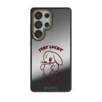 Stay Lucky - Samsung Galaxy S25 Ultra Case, Elite Mirror Dark (Magnetic) / Gold