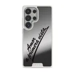 Amor - Samsung Galaxy S25 Ultra Case, Elite Mirror Light (Magnetic) / Silver