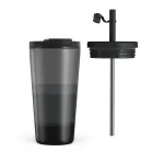 Monotone - Travel Mug, 500 ml / Flap & Straw Set