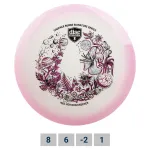 Diskgolfo diskas Fairway Driver NEO HORIZON ESSENCE Astral Bloom Candance Burge series Pink