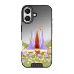 Sunrise - iPhone 17 Case, Elite Mirror Dark (MagSafe) / Silver